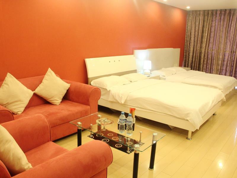 Hangzhou Dushangju Hotel Apartment Binjiang Exterior foto